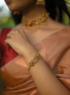 Lakshmi Ruby Heritage Bangle | TRDADBG-01