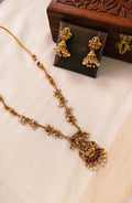 Swarna Lakshmi Antique Pearl Jewellery Set | TRDCH-18