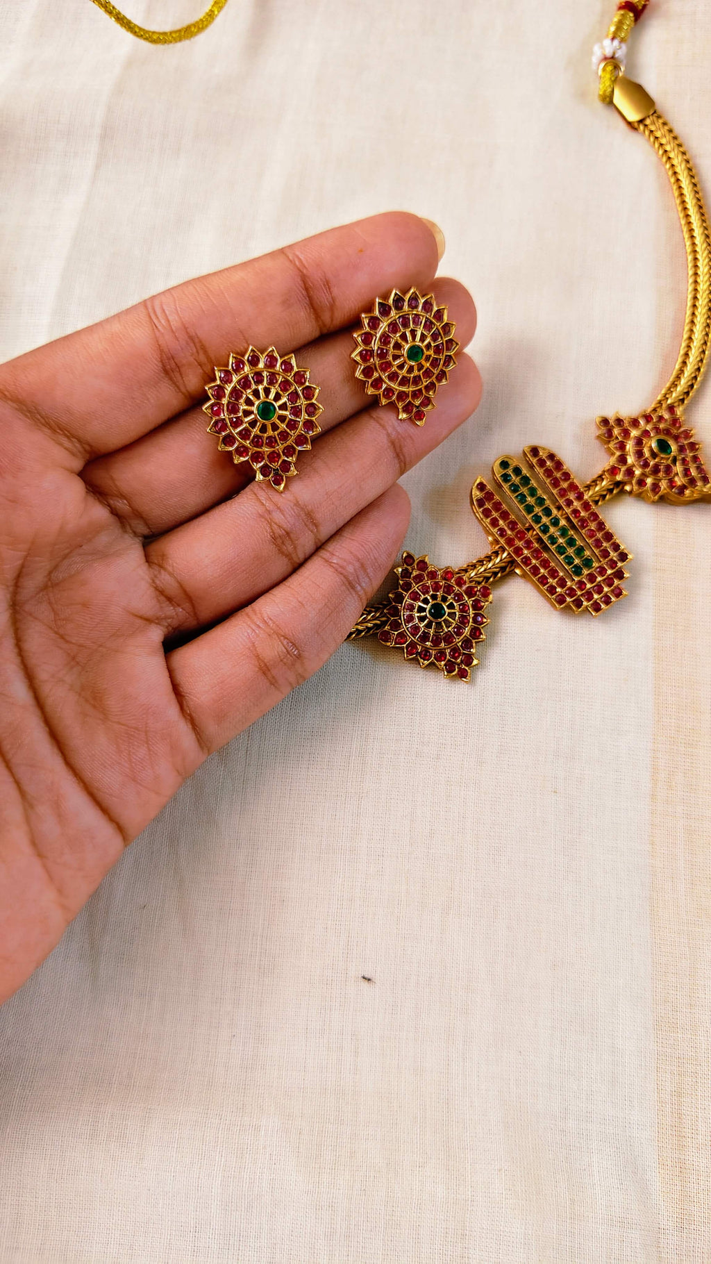 Anantha Heritage Temple Necklace | TRDNK66