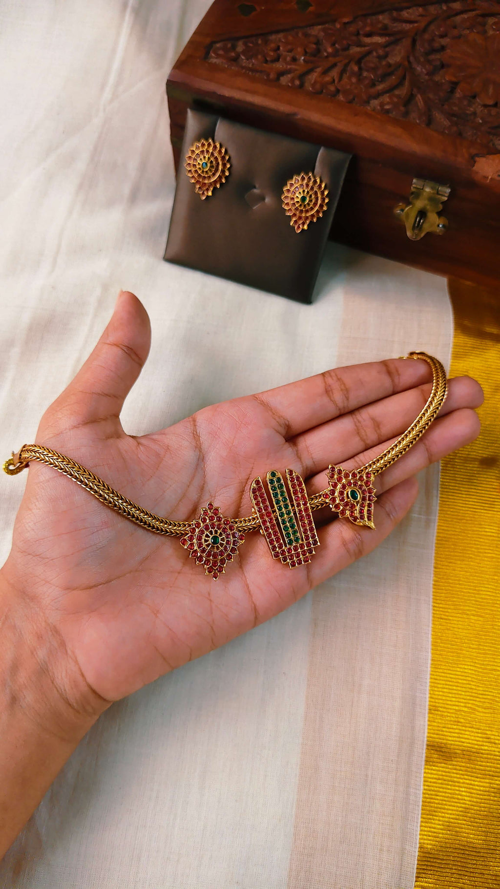 Anantha Heritage Temple Necklace | TRDNK66