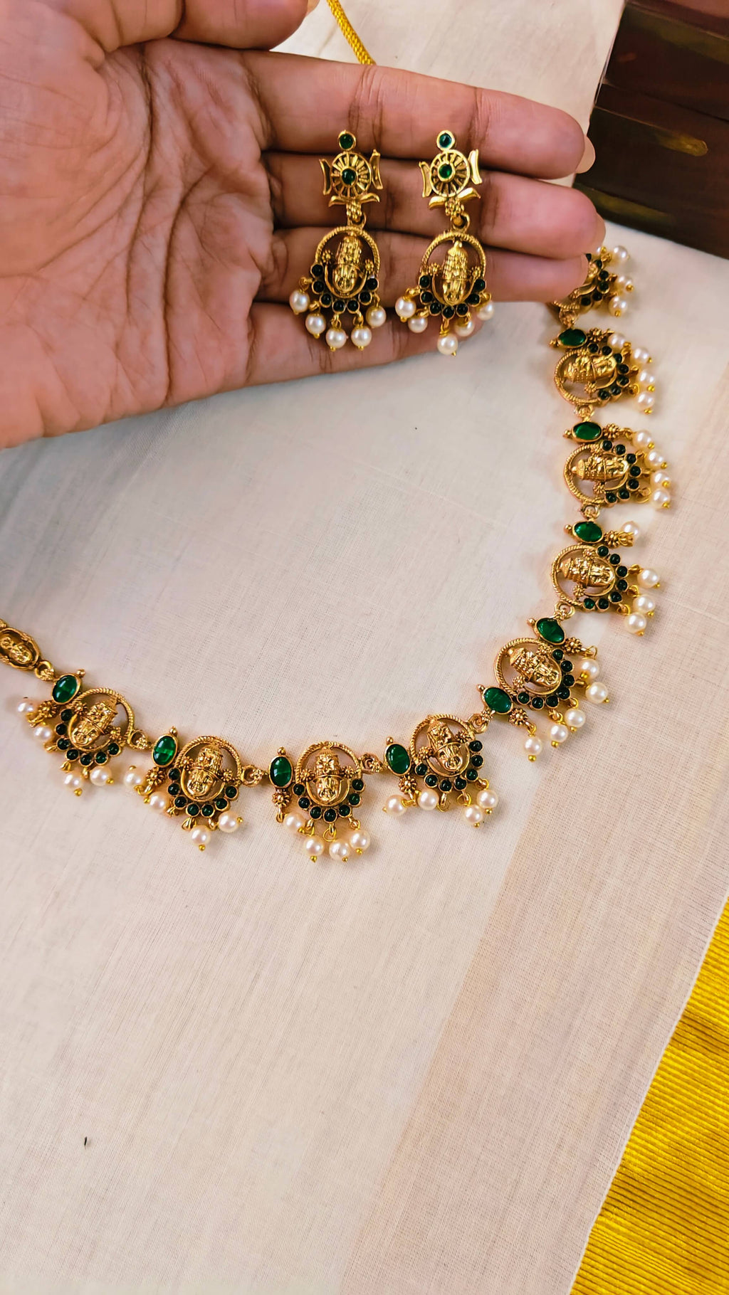 Sudarshana Heritage Necklace Set | TRDNK68