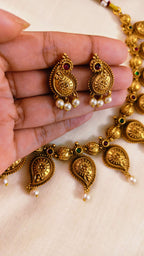 Kemp Paisley Pearl Necklace Set | TRDNK-72