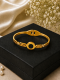 Anti Tarnish Round Pattern Bangle