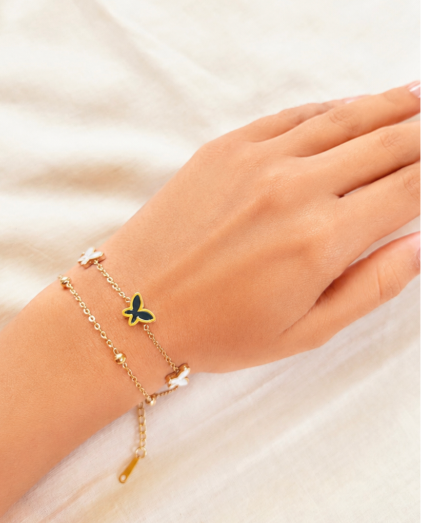Anti Tarnish Double Layer Bracelet