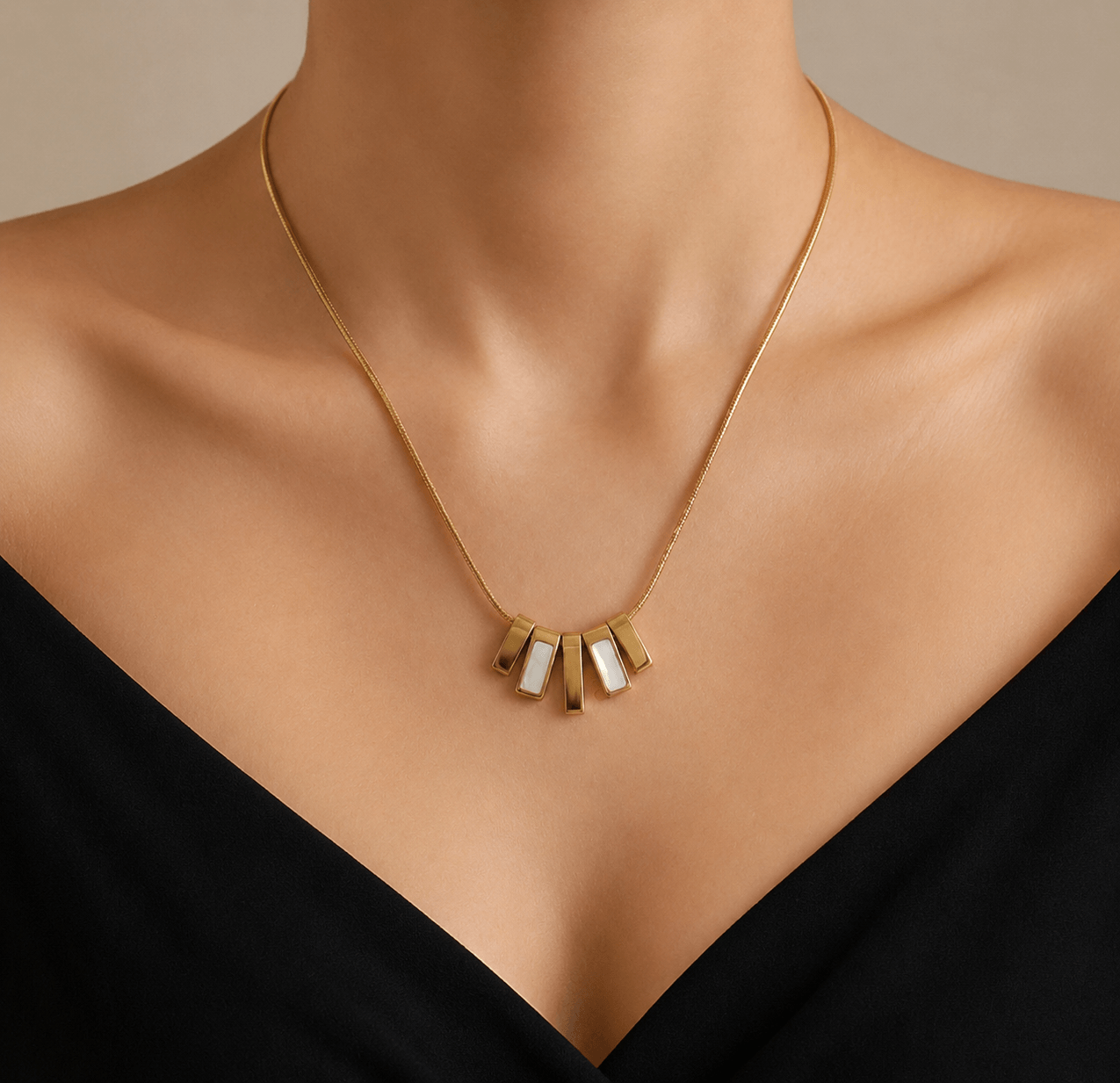 Geometric Pendant Necklace