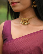 Crimson Pearl Antique Heritage Choker Set | TRDNK70