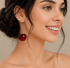 Cherry Drop Earrings