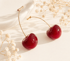 Cherry Drop Earrings