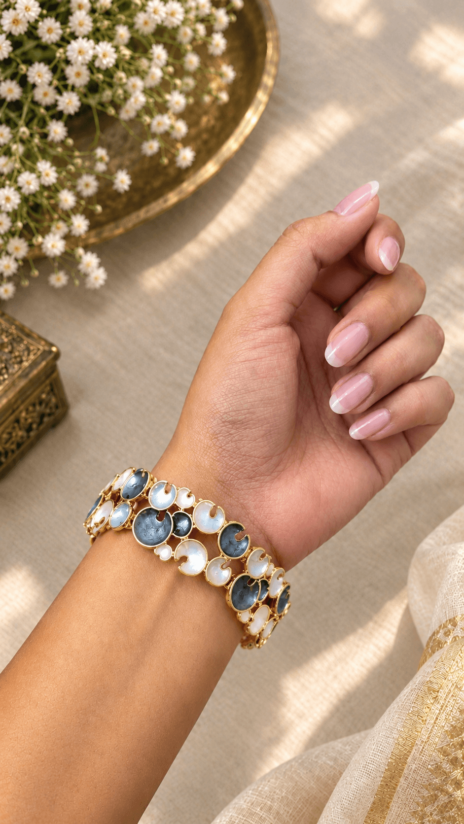 Pastel Petal Stretch Bracelet - Variant 3 | TRNBR07