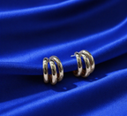Silver plated Anti Tarnish stud