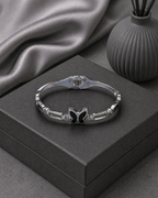 Silver plated Butterfly Bangle